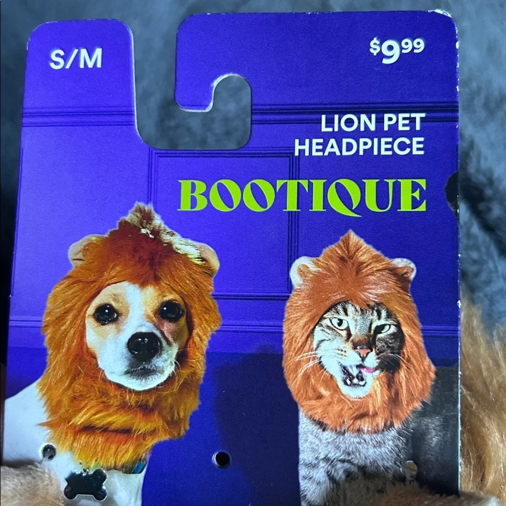 NWT Bootique Lion Mane Headpiece Halloween Cat S/M